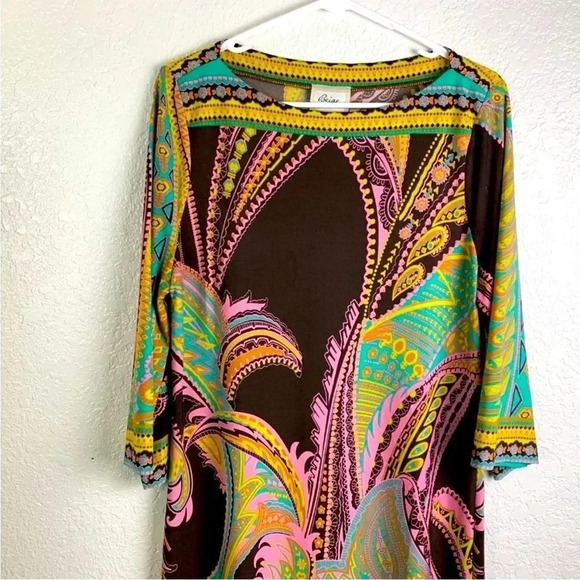 NEW Beige by ECI Size 6 Multicolor Boho Dress NWT - Picture 6 of 10